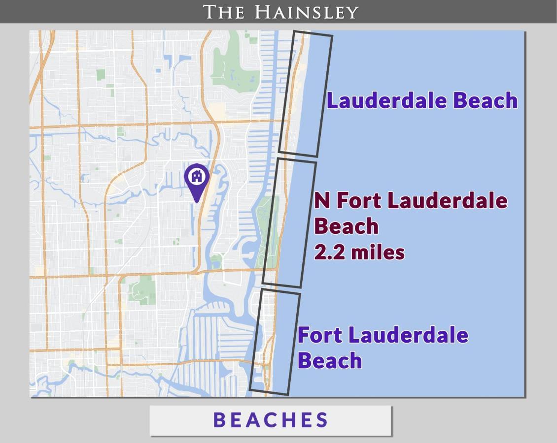 Hainsley Apartments At 1645 ฟอร์ต ลอเดอร์เดล ภายนอก รูปภาพ